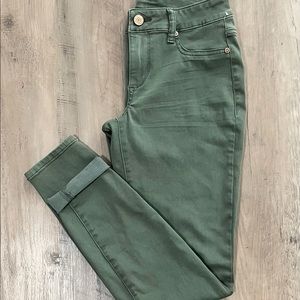 SM Long Maurice’s Midrise Skinny Jeans Olive Green